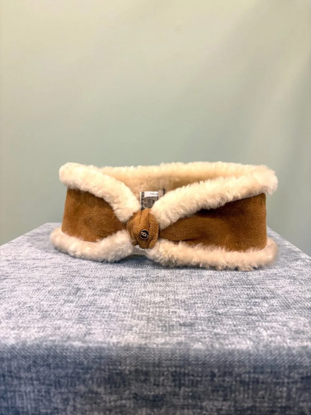 UGG Shearling & Leather Carter Headband